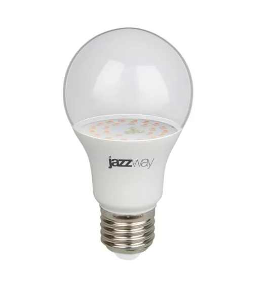 Лампа светодиодная LED PPG A60 Agro 9w CLEAR E27 IP20 ( для растений) | .5008946 | Jazzway