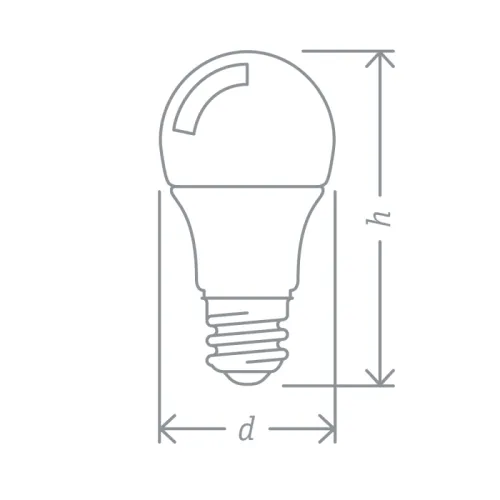 Лампа светодиодная LED 12Вт Е27 230В 2700К NLL-A60-12-230-2.7K-E27 грушевидная матовая | 71296 | Nav