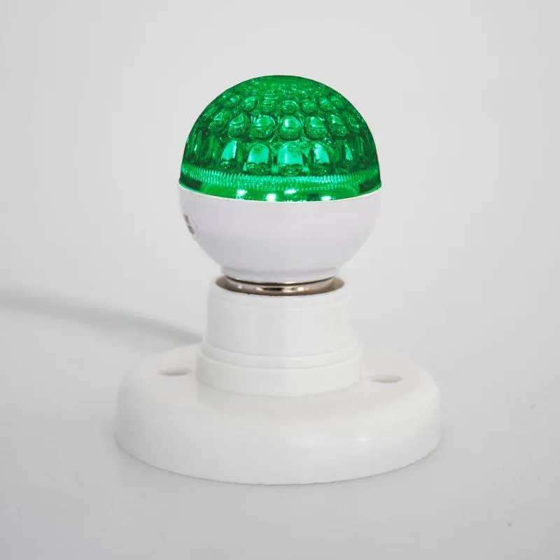 Лампа шар e27 10 LED  Ø50мм  зеленая 24В | 405-614 | NEON-NIGHT