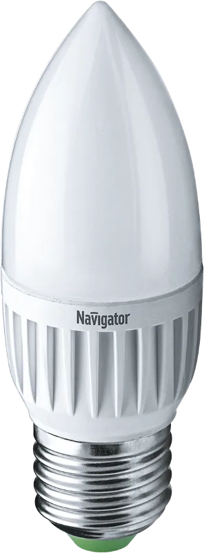 Лампа светодиодная LED 5Вт Е27 230В 4000К NLL-P-C37-5-230-4K-E27-FR свеча матовая | 94483 | Navigato
