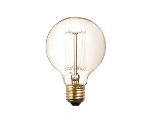 Винтажная лампа накаливания Jazzway RETRO G80 GOLD 40w E27