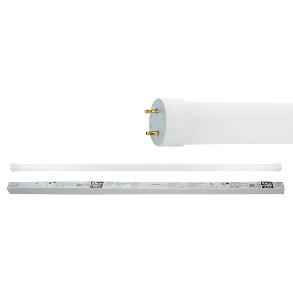 Лампа светодиодная LB-213 18Вт T8 6400К G13 230В 1.2м FERON 25500