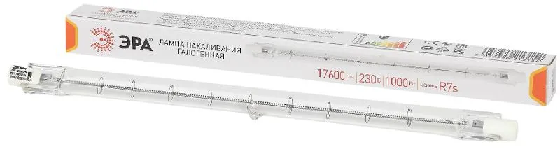 Лампа галогенная J189-1000W-R7s-230V (галоген J189 1000Вт нейтр R7s) (10/500/10500)