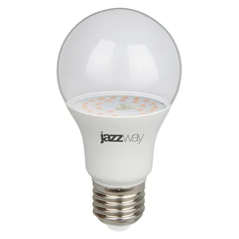 Лампа светодиодная LED PPG A60 Agro 9w CLEAR E27 IP20 ( для растений) | .5008946 | Jazzway