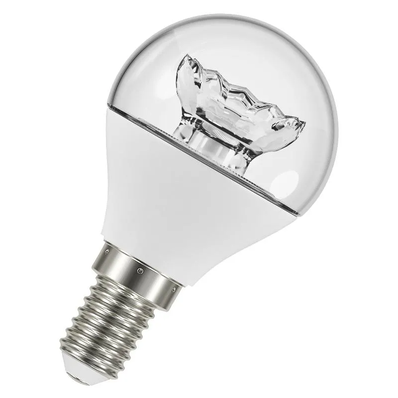 Лампа светодиодная LED STAR Classic P 5, прозрачная колба, Е14 LS CLP40 5, 4W/830 230V CL E1410X1RU 