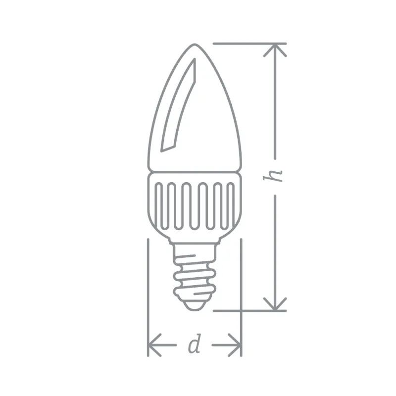 Лампа светодиодная NLL LED NLL-C37-7-230-2.7K-E14-3STEPDIMM | 61651 | Navigator