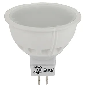Лампа LED MR-16 6w-827-GU5.3 ЭРА (556131)