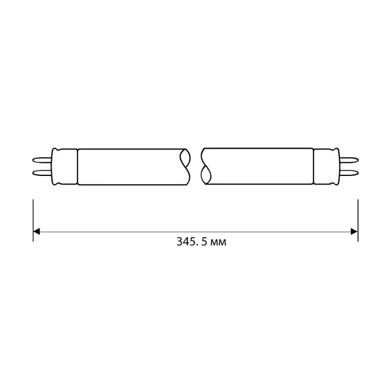 Лампа люминесцентная FT8-10W/54 10Вт T8 6500К G13 Camelion 3006