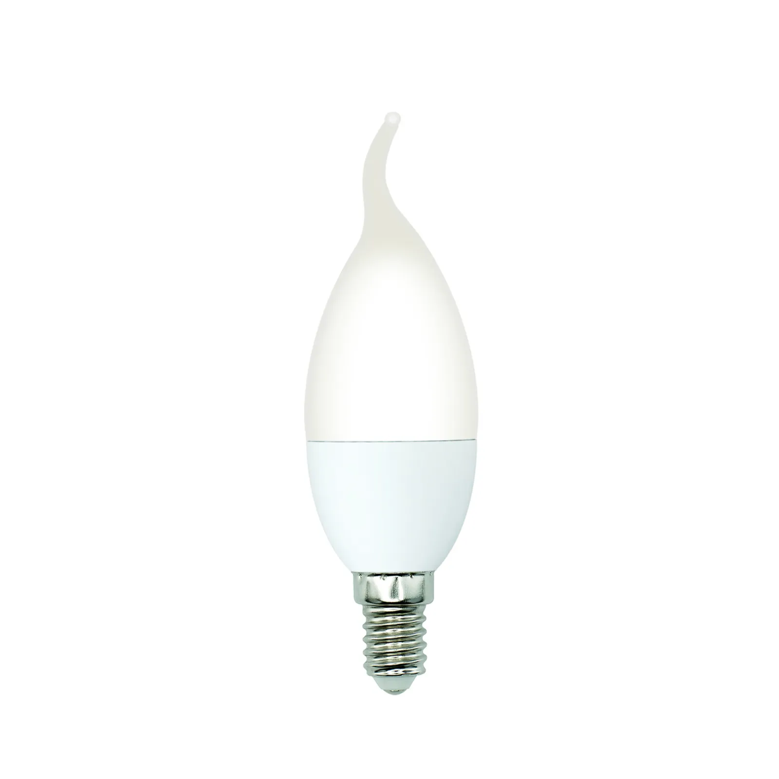Лампа светодиодная LED-CW37-5W/4000K/E14/FR/SLS Форма свеча на ветру матовая Белый свет (4000K) ТМ V