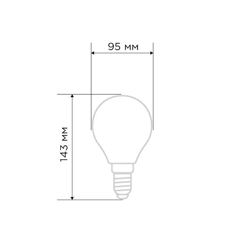 Лампа филаментная LOFT GLOBE A95 11.5 Вт 1380 Лм 2400K E27 золотистая колба | 604-142 | Rexant