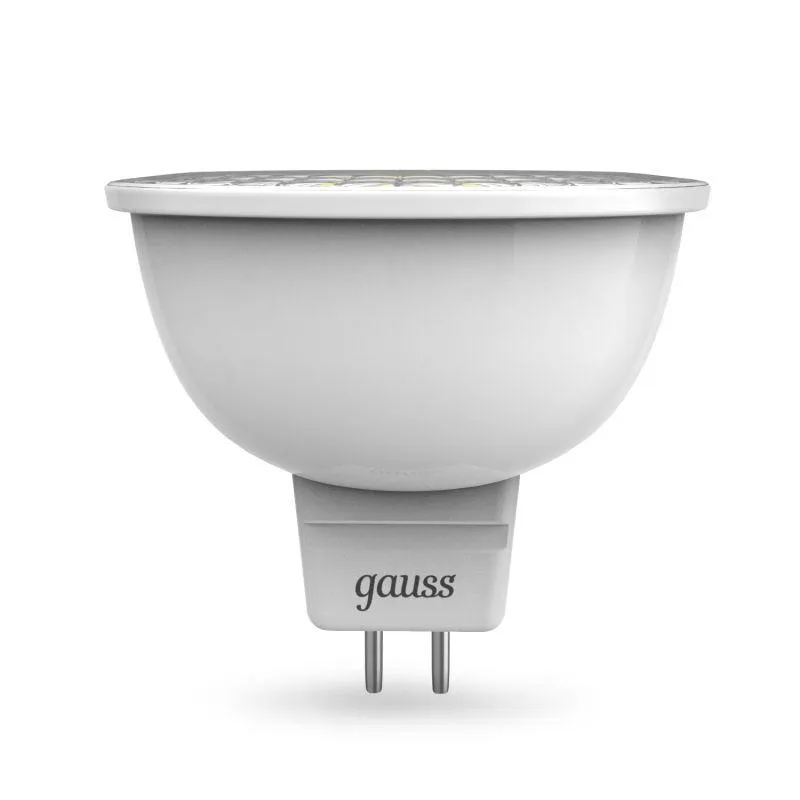 Лампа светодиодная 5 Вт GU5.3 3000 K 500 Lm 120 град. Gauss 101505105-D