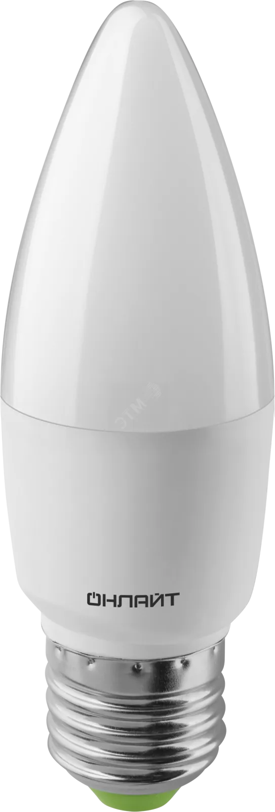 Лампа светодиодная 61 960 OLL-C37-10-230-4K-E27-FR 10Вт ОНЛАЙТ 61960