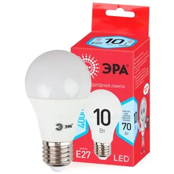 Лампа светодиодная LED A60-10W-840-E27,груша,10Вт,нейтр,E27