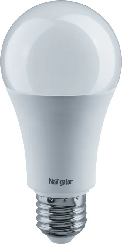 Лампа светодиодная LED 15Вт Е27 230В 6500К NLL-A70-15-230-6.5K-E27 грушевидная матовая | 61239 | Nav
