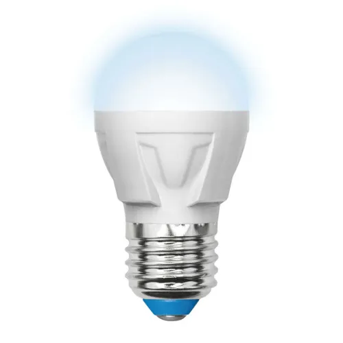 Лампа светодиодная LED-G45 7W/NW/E27 /FR PLP01WH Яркая 7Вт шар матовая 4000К нейтр. бел. E27 (упак. 