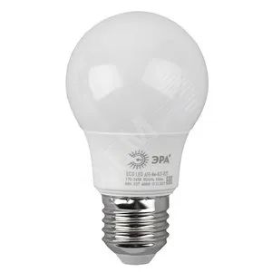 Лампа светодиодная ECO LED A55-8W-827-E27 Лампы СВЕТОДИОДНЫЕ ЭКО ЭРА (диод, груша, 8Вт, тепл, E27) |