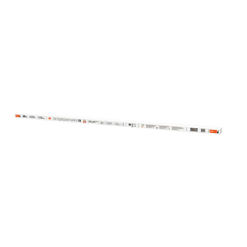 Лампа светодиодная LED 20Вт G13 220В 6500К PLED T8-1200GL FROST трубчатая | 1025340 | Jazzway
