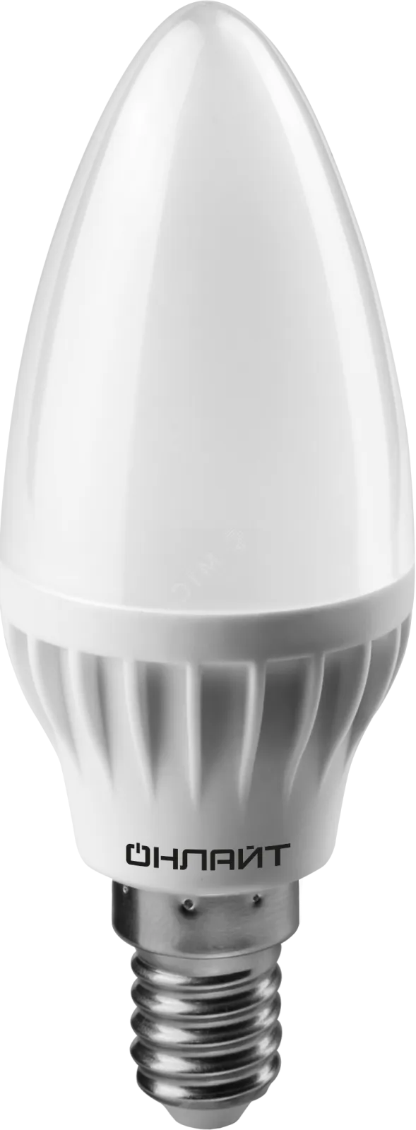 Лампа светодиодная 61 128 OLL-C37-8-230-6.5K-E14-FR 8Вт ОНЛАЙТ 61128