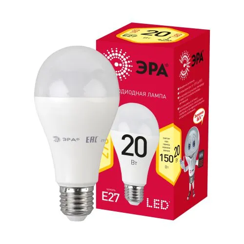 Лампа светодиодная RED LINE LED A65-20W-827-E27 R E27 20Вт груша | Б0050687 | ЭРА