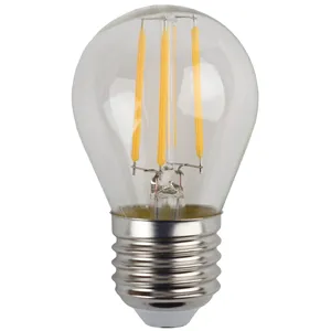 Лампа LED P45- 5w-840-Е27 ЭРА F-LED (528961) прозрачный премиум