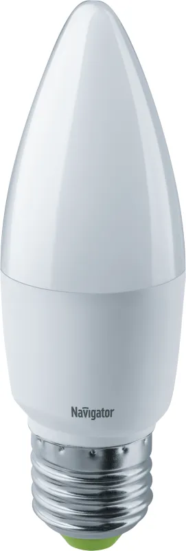 Лампа светодиодная LED 8,5Вт Е27 230В 2700К NLL-C37-8.5-230-2.7K-E27-FR свеча матовая | 61327 | Navi