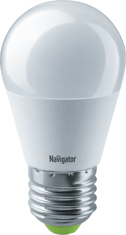 Лампа светодиодная LED 8,5Вт Е27 230В 6500К NLL-G45-8.5-230-6.5K-E27 шарик матовый | 61338 | Navigat