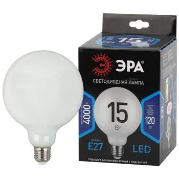 Лампа светодиодная, филаментная 15Вт E27 4000 K 1300 Lm 270 град. F-LED