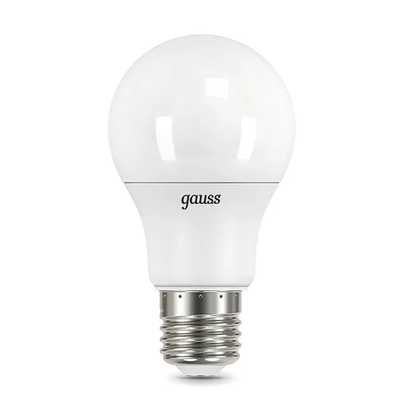 Лампа светодиодная Black 10Вт A60 грушевидная 4100К нейтр. бел. E27 800лм с датчиком движения GAUSS 