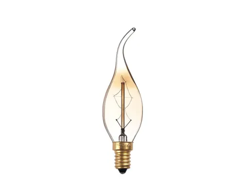 Винтажная лампа накаливания Jazzway RETRO CА35 GOLD 40w E14