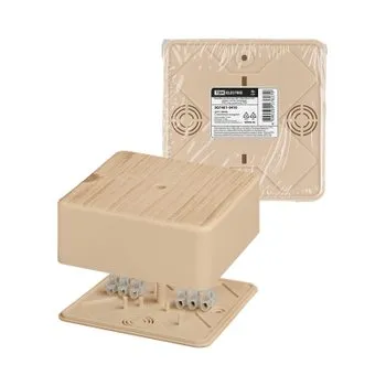 Коробка распаячная КР 100x100x44 ОП сосна, с клем. колодкой, IP40