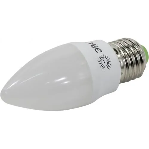 Лампа LED В35- 6w-827-Е27 ЭРА ECO (557077)