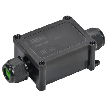 Коробка распределительная герметичная WTP-410 2 ввода IP68 IEK UWB20-I-450-40-02-68
