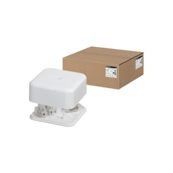 Коробка распаячная КР 50x50x20 ОП с клем. колодкой белая IP40