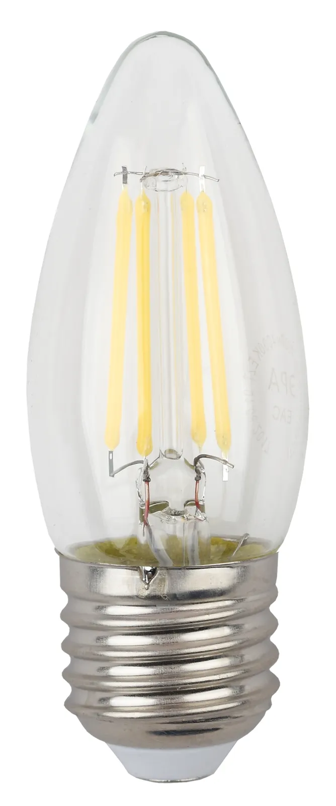Лампа светодиодная F-LED B35-7W-827-E27 Лампы СВЕТОДИОДНЫЕ F-LED ЭРА (филамент, свеча, 7Вт, тепл, E2
