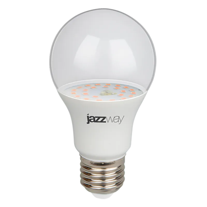 Лампа светодиодная 15 Вт E27 для растений PPG A60 Agro JAZZWAY .5049444