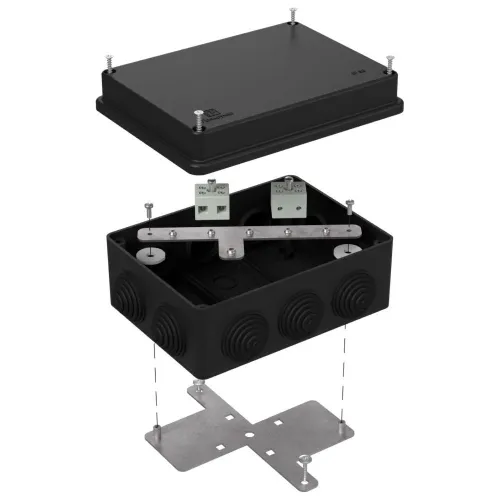 Коробка огнестойкая для о/п 40-0310-FR6.0-4 Е15-Е120 RAL9005 150х110х70 (6 шт/кор)