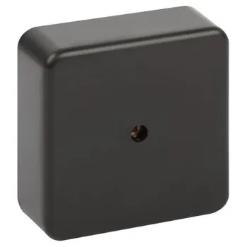Коробка распаячная 75х75х28мм без клеммы IP40 черн. BS-B-75-75-28 Эра Б0061809
