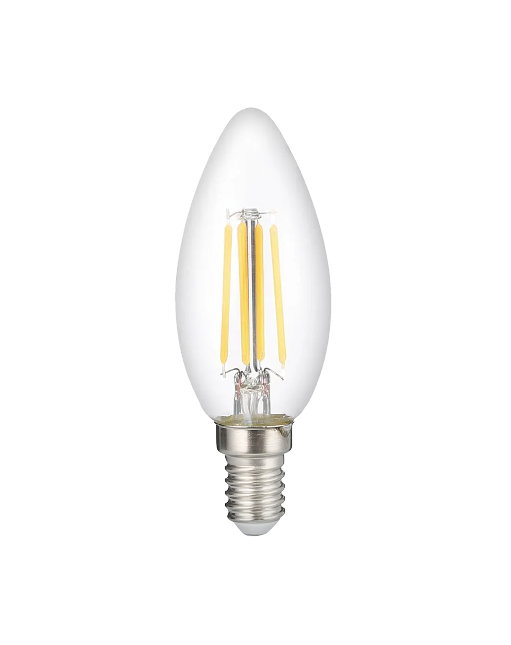 Лампа светодиодная филаментная PLED OMNI 6Вт C35 3000К тепл. бел. E14 230В/50Гц CL JazzWay 5020450