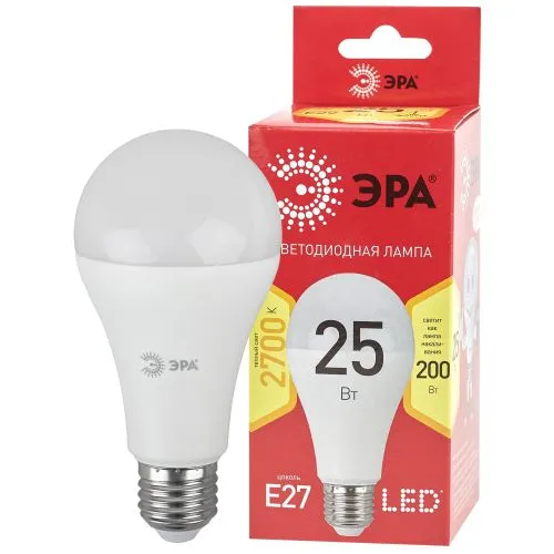 Лампа светодиодная LED A65-25W-827-E27 R (диод, груша, 25Вт, тепл, E27) (10/100/1200) | Б0048009 | Э