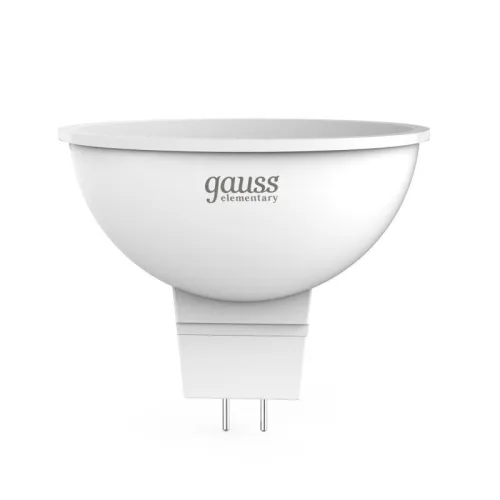 Лампа светодиодная Elementary 7Вт MR16 софит 3000К тепл. бел. GU5.3 530лм GAUSS 13517