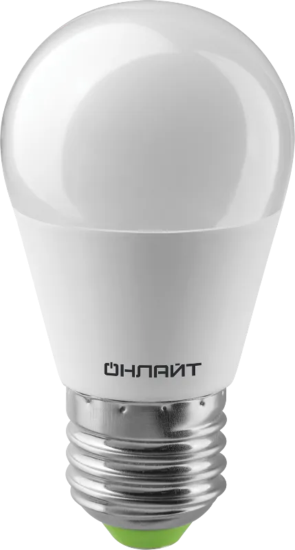 Лампа светодиодная OLL-G45-10-230-2.7K-E27 | 61968 | ОНЛАЙТ