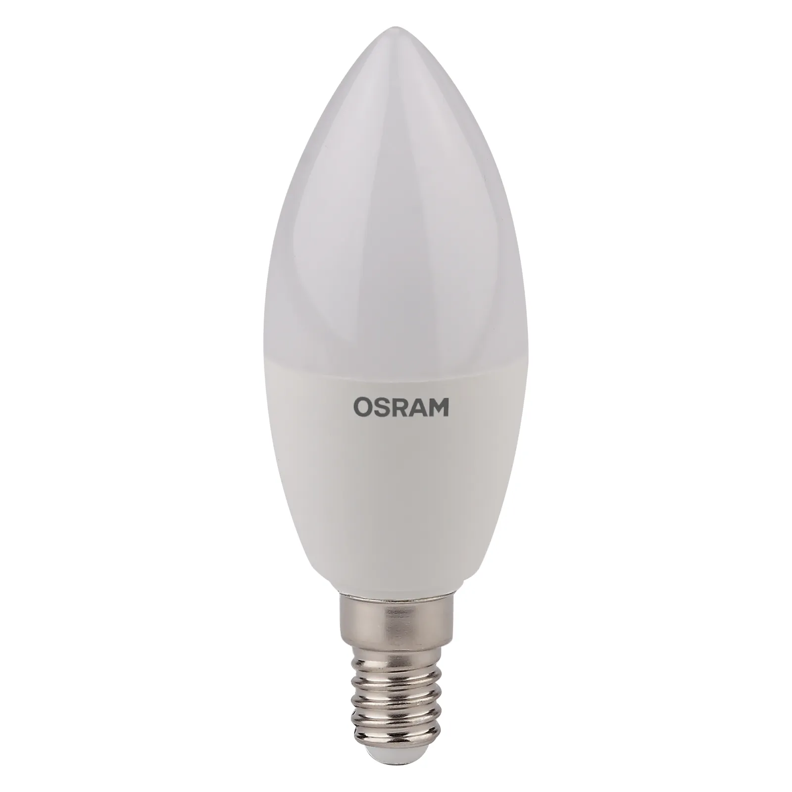 Лампа светодиодная LED 5Вт/840 Е14 220-240В 4000К 470lm LS CLB 40 FR свеча | 4058075056886 | Osram