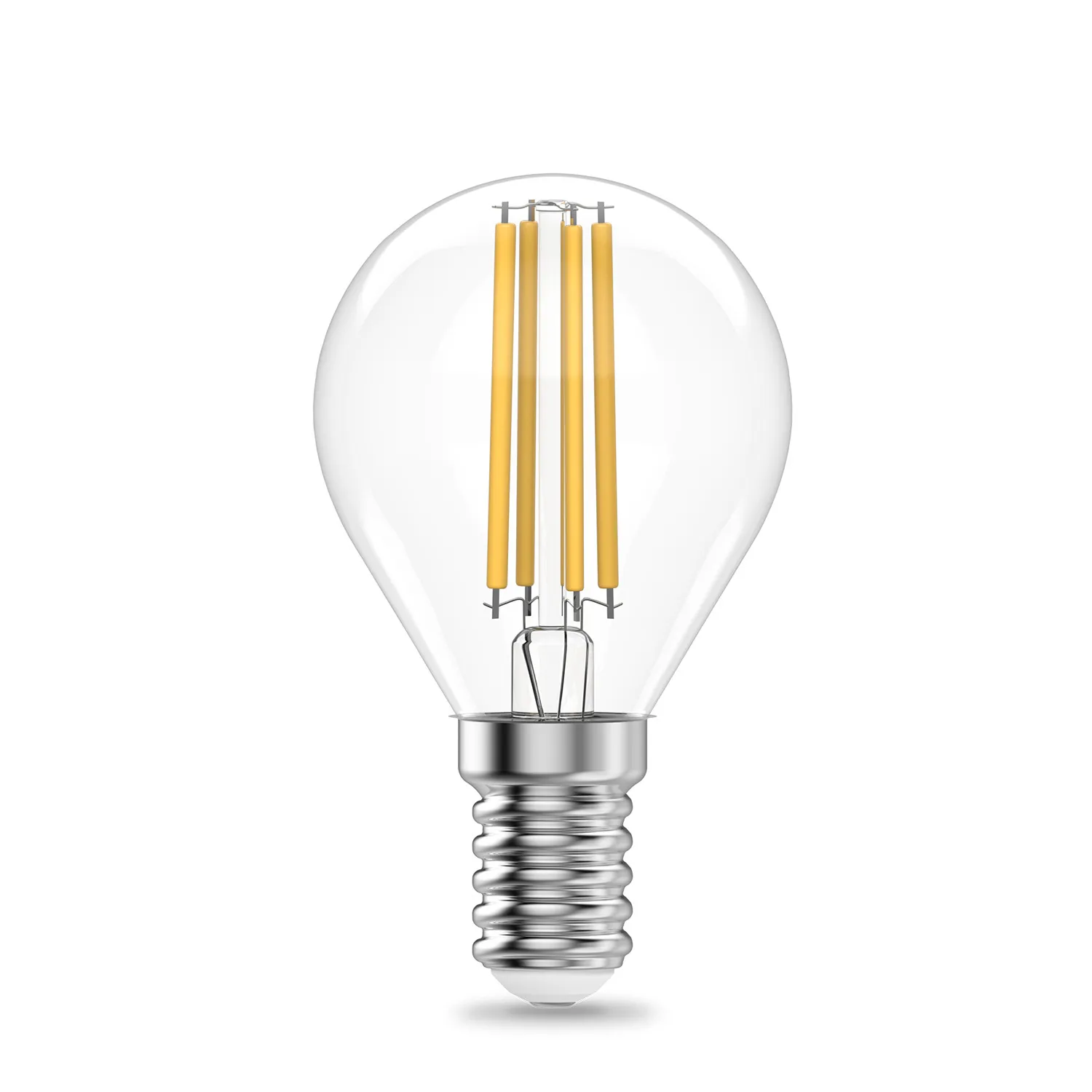 Лампа светодиодная филаментная Filament Elementary 10Вт шар 2700К Е14 650лм GAUSS 52110