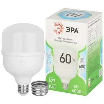 Лампа светодиодная GREEN LINE POWER T100-60W-840-E27/E40 GL Е27/Е40 60Вт колокол яркий свет бел. Эра