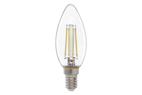 Лампы General LED GLDEN-CS- 7-230-E14-4500 свеча нити (646600)