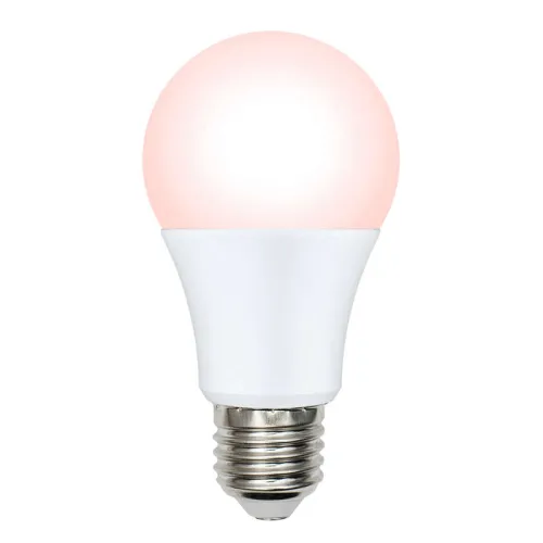 Лампа светодиодная LED-A60-9W/SCEP/E27/FR/DIM IP65 PLO65WH для яйценоскости диммир. Uniel UL-0000318
