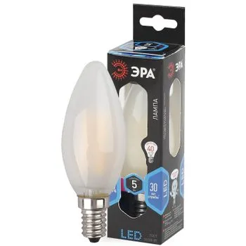 Лампа светодиодная, филаментная 5Вт E14 4000 K 490 Lm 360 град. F-LED
