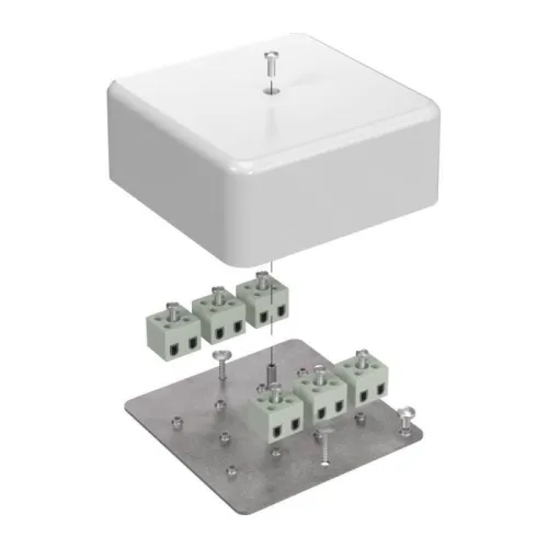 Коробка огнестойкая для кабель-канала 40-0470-FR2.5-12 Е15-Е120 103х103х45 Промрукав 40-0470-FR2.5-1
