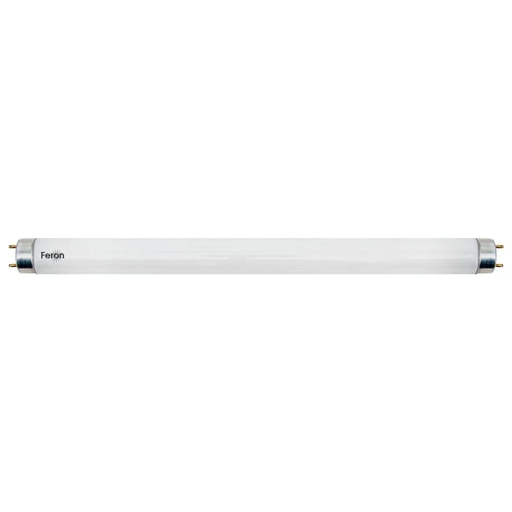 Лампа люминесцентная FLU1 15Вт T8 6400К G13 230В двухцокольная FERON 03002