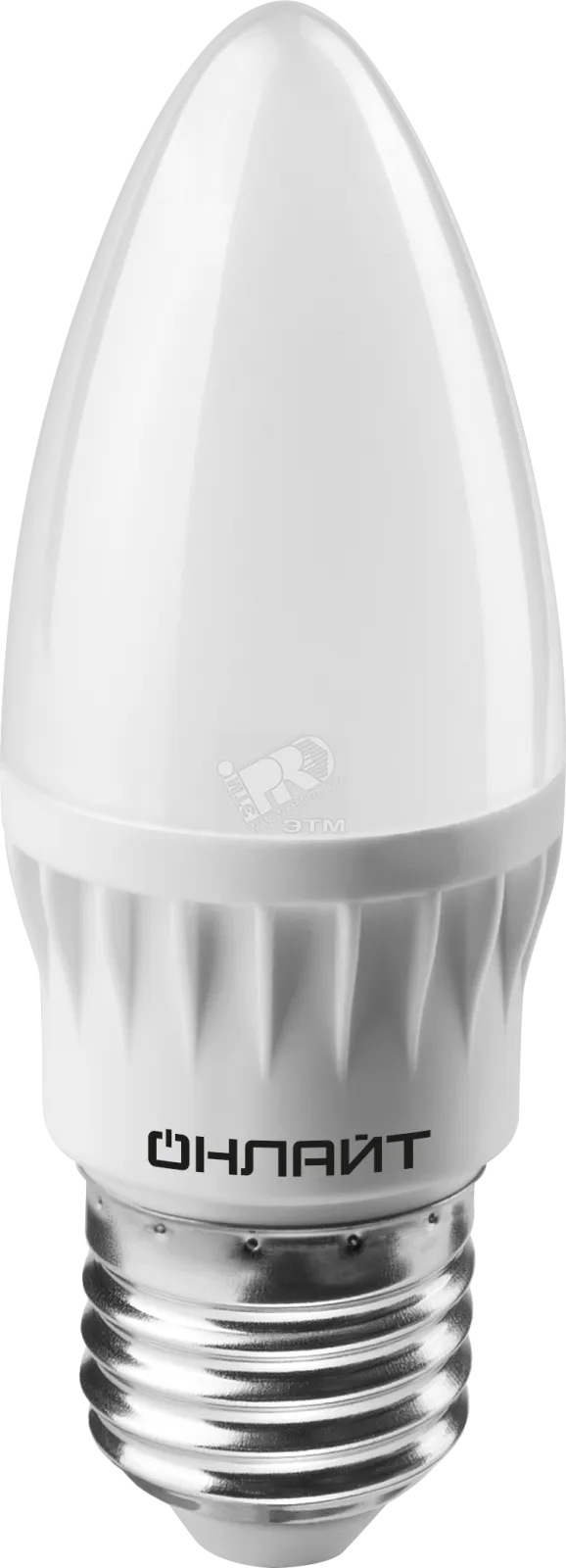 Лампа светодиодная 71 635 OLL-C37-8-230-4K-E27-FR 8Вт свеча 4000К нейтр. бел. E27 600лм 220-240В ОНЛ